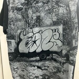 Converse Black and Gray Graphic T-Shirt